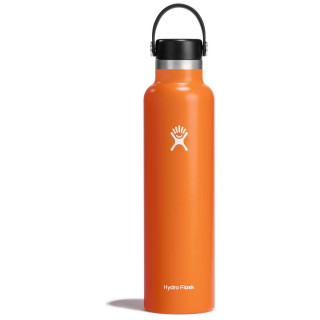 Bouteille isotherme Hydro Flask Standard Flex Cap 24 oz blanc / orange mesa