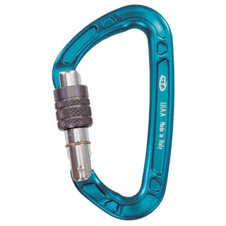 Mousqueton Climbing Technology Aerial PRO SG bleue light blue