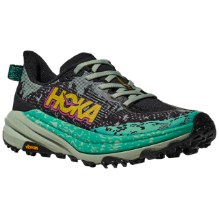 Chaussures de running femme Hoka W Speedgoat 6 noir/vert Black / Aloe Vera