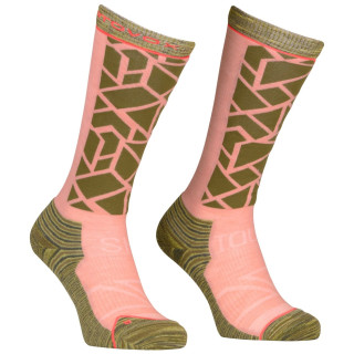 Chaussettes hautes femme Ortovox Ski Tour Comp Long Socks W rose bloom