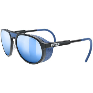 Lunettes Uvex MTN CLASSIC CV vert BLACK MATT/MIR.BLUE