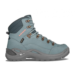 Chaussures femme Lowa Renegade GTX Mid Ws bleu clair iceblue/salmon