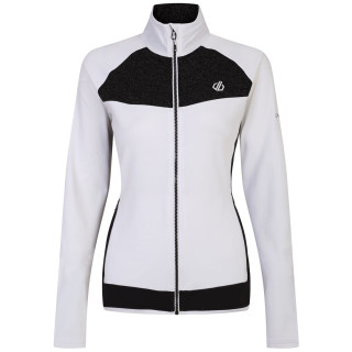 Veste polaire fonctionnelle femme Dare 2b Elation II Core Stretch blanc / noir White/Black