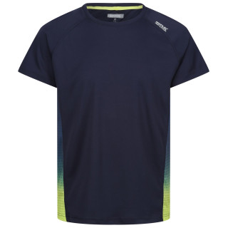 T-shirt homme Regatta Corballis bleu / jaune Navy/Citron Lime