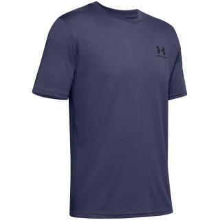 T-shirt homme Under Armour Sportstyle Left Chest SS bleue / noir BlueInk/Black