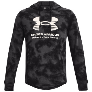 Sweat-shirt homme Under Armour Rival Terry Novelty HD vert Black / Jet Gray / Onyx White