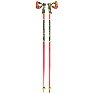 Bâton Leki WCR TBS SL 3D rouge bright red-black-neonyellow