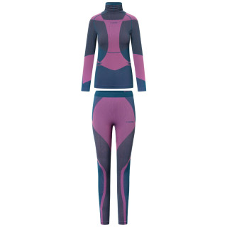 Sous-vêtements fonctionnels femme Viking Fusion Set violet turquise/fuchsia