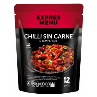 Repas prêt à manger Expres menu Chilli sin carne avec tempeh 600 g