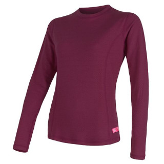 T-shirt femme Sensor DF Merino Wool dl.r. violet Lilla