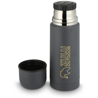 Thermos Zulu Vacuum Flask 0,35L gris / jaune grey/yellow