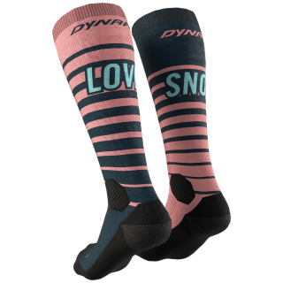 Chaussettes Dynafit Ft Graphic Sk rose mokarosa