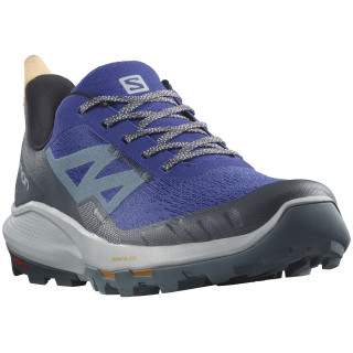 Chaussures randonnée homme Salomon Outpulse Gore-Tex bleue Clematis Blue / India Ink / Blazing Orange