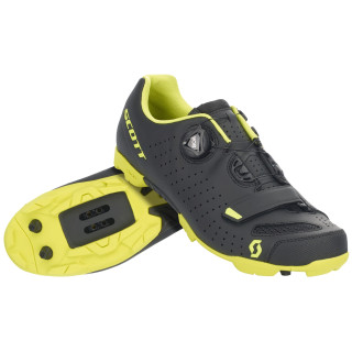 Chaussures vélo hommes Scott Mtb Comp Boa jaune / noir MatBlack/SulfurYellow