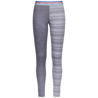 Sous-vêtements fonctionnels femme Ortovox 185 Rock'N'Wool Long Pants W gris claire Grey Blend