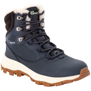 Bottes hiver femme Jack Wolfskin Everquest Texapore High bleu foncé dark blue / off-white