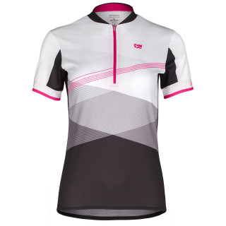 Maillot vélo femme Etape Liv blanc / rose White/Pink