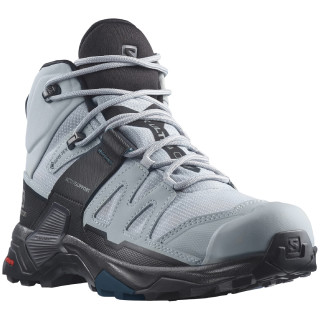 Bottes randonnée femme Salomon X Ultra 4 Mid Wide Gore-Tex vert / bleu Quarry / Black / Legion Blue