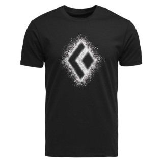 T-shirt homme Black Diamond M Chalked Up 2.0 Ss Tee vert Black (0002)