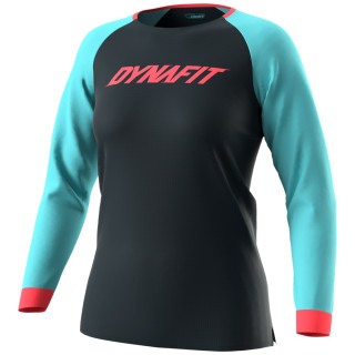 T-shirt fonctionnel femme Dynafit Ride L/S W noir /turquoise 3011 - blueberry MARINE BLUE/8050