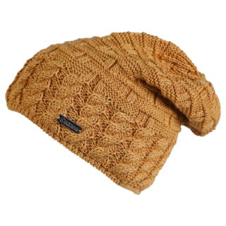 Bonnet Sherpa Pria Merino jaune mustard