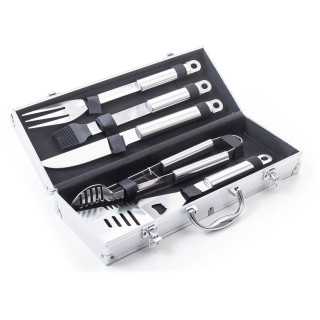 Outils barbecue G21 lot de 5 pcs dans coffret en aluminium