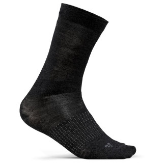 Chaussettes homme Craft 2-Pack Wool Liner vert Black