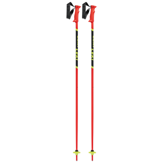 Bâton Leki Racing Kids rouge / noir fluorescent red-black-neonyellow