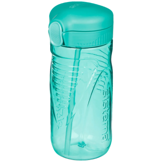 Bouteille Sistema Quick Flip Top s brčkem 520 ml green