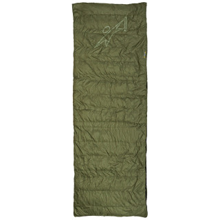 Sac de couchage en plumes Warmpeace Quilt 300 vert foncé CallaGreen/Black