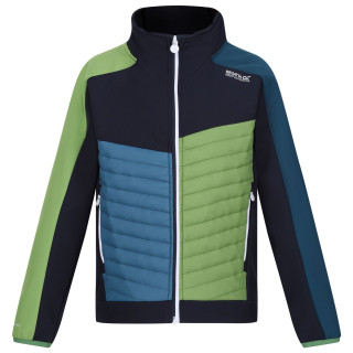 Veste enfant Regatta Brynden green Navy/Piquant Green