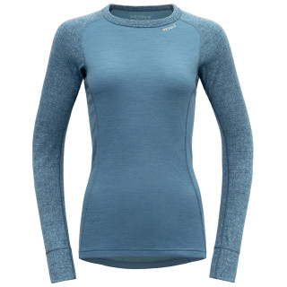 T-shirt fonctionnel femme Devold Duo Active Merino 205 Shirt bleu clair Moon