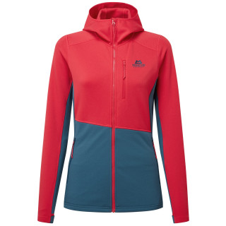 Veste femme Mountain Equipment Durian Hooded Wmns Jacket rouge / bleu Capsicum/Majolica