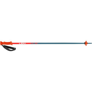 Bâtons ski Leki Rider rouge / bleu petrol-bright red-white