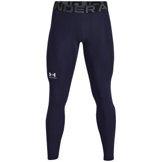 Pantalon sous-vêtement homme Under Armour HG Armour Leggings bleu foncé Midnight Navy / / White