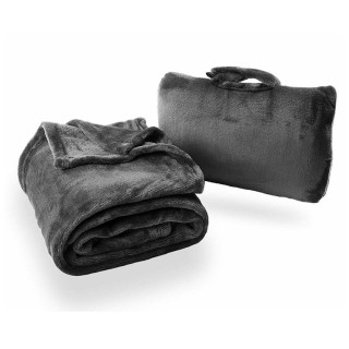 Couverture de voyage Cabeau Fold 'n Go Blanket vert Charcoal