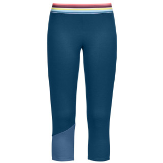 Sous-vêtements pantalon 3/4 femmes Ortovox Fleece Light Short Pants W bleue petrol blue