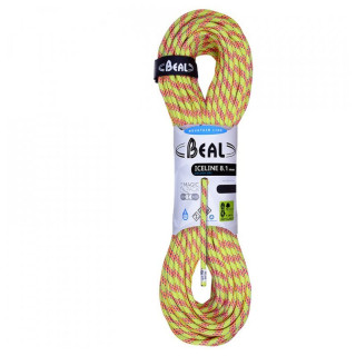 Corde d'escalade Beal Ice Line 8,1 mm (60 m) green Anis