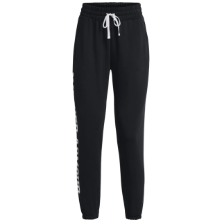 Pantalon de survêtement femmes Under Armour Rival Terry Graphic Jogr vert black