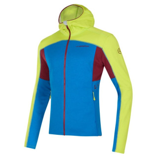 Sweat-shirt homme La Sportiva Cosmic Hoody M bleu clair Electric Blue/Lime Punch