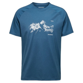 T-shirt homme Mammut Mountain T-Shirt Men 8035m bleue deep ice