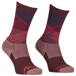 Chaussettes femme Ortovox All Mountain Mid Socks W rose / bordeau winetasting