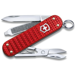 couteau pliant Victorinox Classic Precious Alox rouge Iconic Red