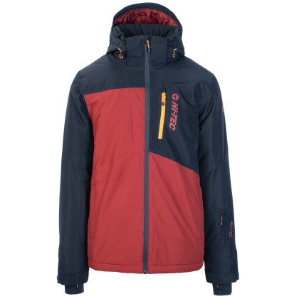 Veste de ski homme Hi-Tec Alpir bleue / rouge SkyCaptain/Merlot