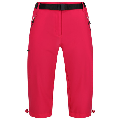 Pantalon 3/4 femme Regatta Xrt Capri Light rouge Pink Potion