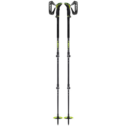 Bâtons de ski alpin Leki Guide 3 noir/vert black-neonyellow-dark anthracite