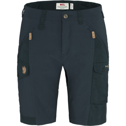 Short femme Fjällräven Nikka Shorts Curved W bleu foncé Dark Navy