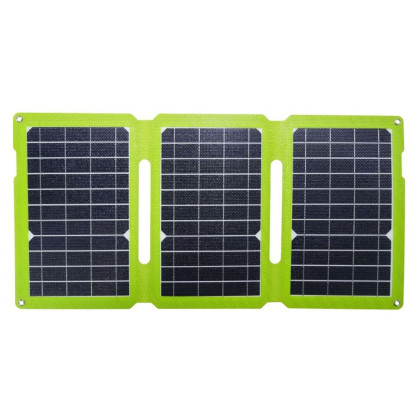 Panneau solaire Swissten FOLDABLE SOLAR PANEL 21W noir/vert