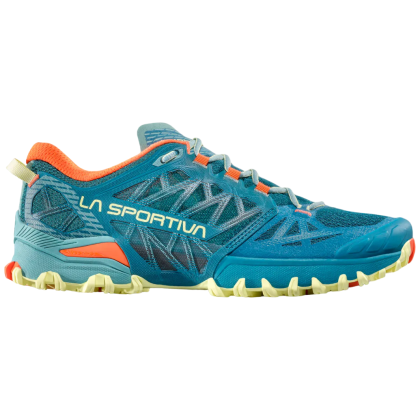 Chaussures de running femme La Sportiva Bushido III Woman bleue / rouge Everglade/Zest