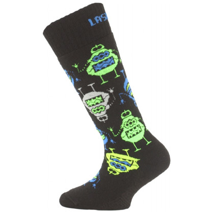 Chaussettes enfant Lasting SJE vert / bleu